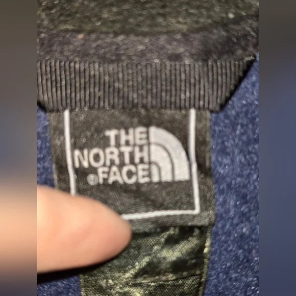 The North Face Men’s Full-Zip Fleece Jacket – Navy & Black – Size Small - Picture 2 of 5